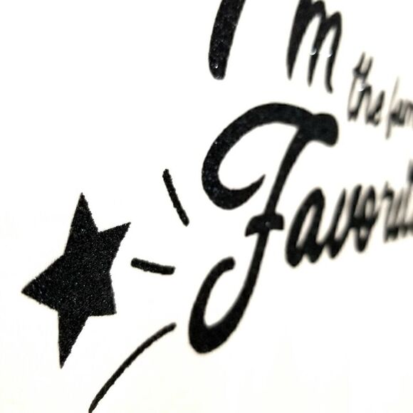 Basic White I'm The Family Favorite Graphic Tee - Picture 3 of 5